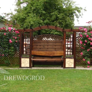 Pergola drewniana ogrodowa