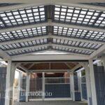 Altana drewniana ogrodowa