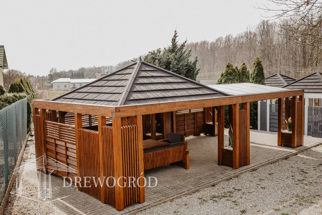 Drewniane altany ogrodowe